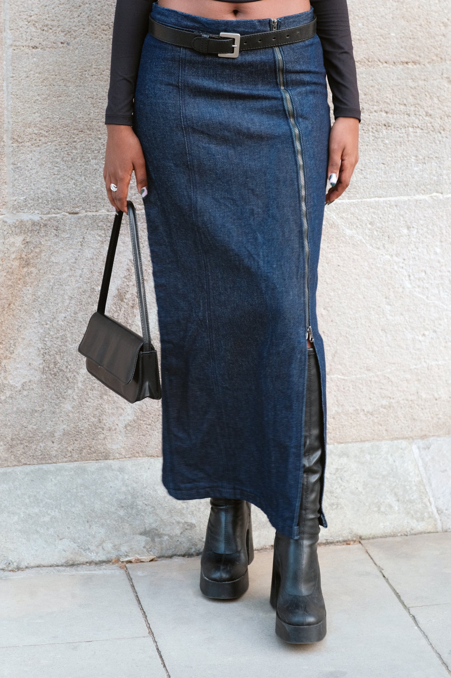 Falda (un)Zip - Denim
